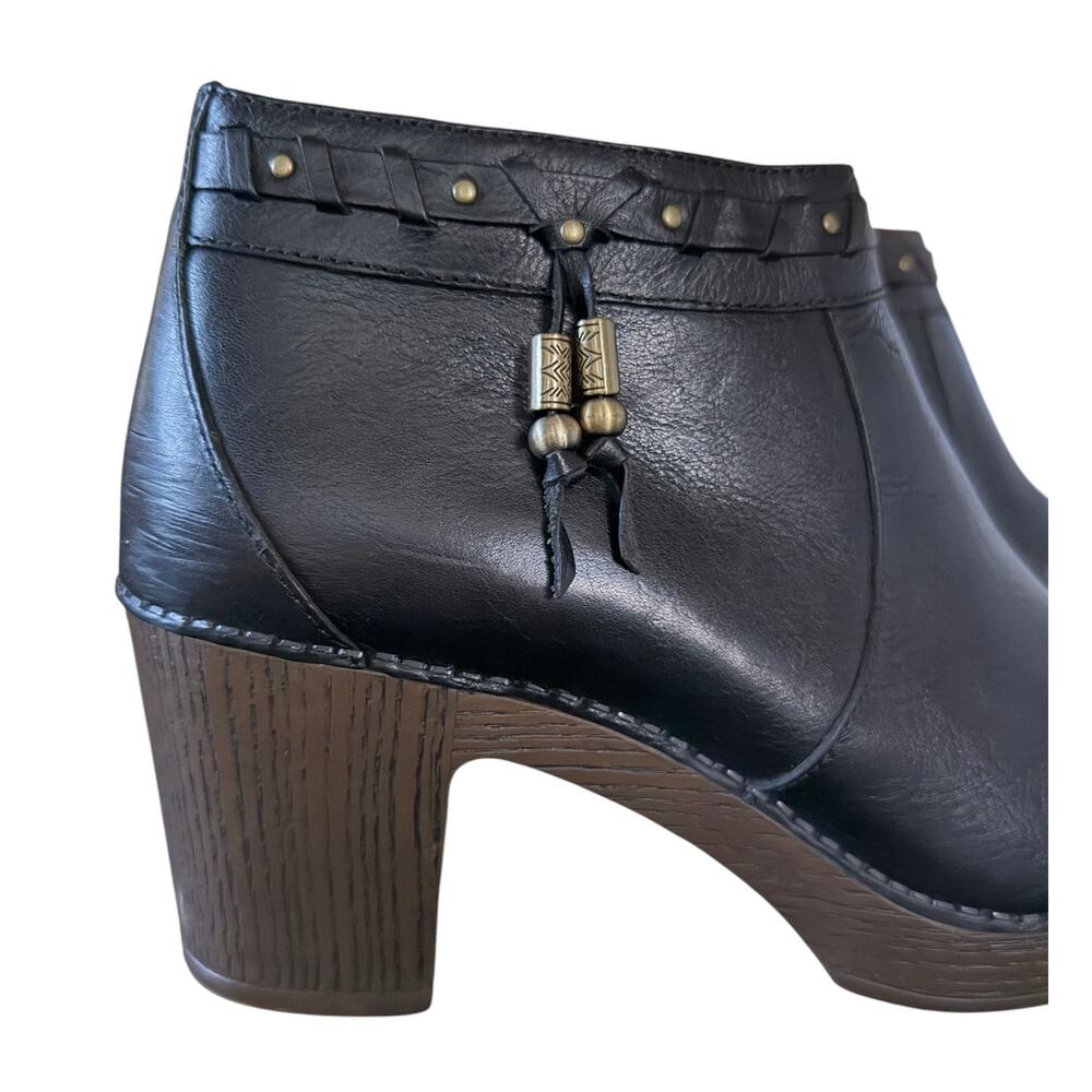 Dansko Dabney Leather Ankle Boots Black EUR 41 US Women’s 10.5-11 - Picture 2 of 9